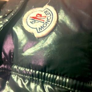 Moncler Shiny Black Jacket